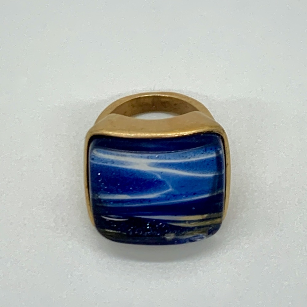 Blue Moonbeam Ring